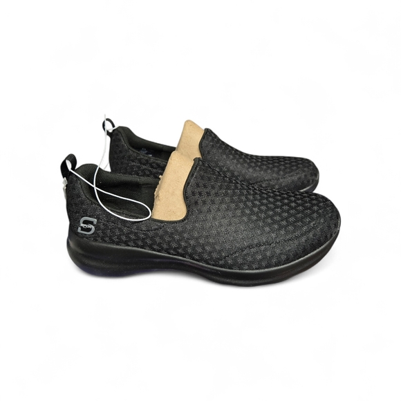 Skechers Shoes - Skechers Men's Black and Tan Slip-On Loafers